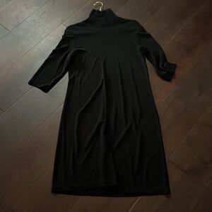 J.Jill silky knit three quarter sleeve dress